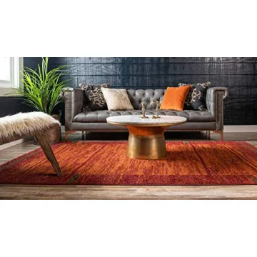 Unique Loom Autumn Collection Area Rug - 9x12 ft