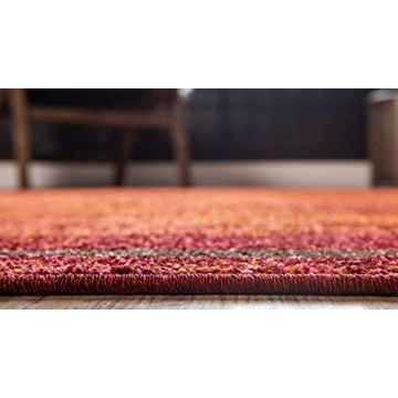 Unique Loom Autumn Collection Area Rug - 9x12 ft