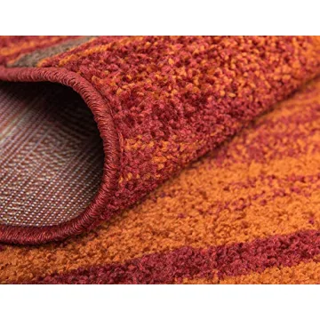 Unique Loom Autumn Collection Area Rug - 9x12 ft