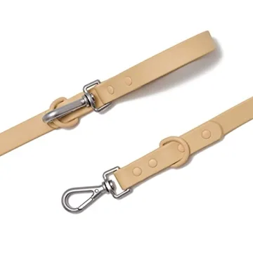 Wild One Adjustable Dog Leash with Poop Bag Carrier Set