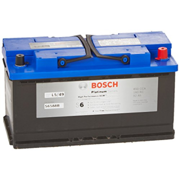BOSCH S6588B S6 Flat Plate AGM Battery - Long Life & Maintenance-Free