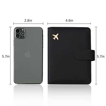 Melsbrinna RFID Passport Holder - Secure & Stylish Travel Wallet