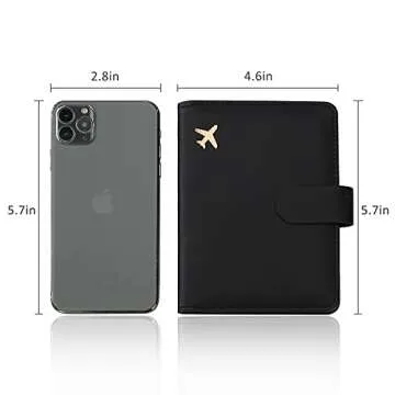 Melsbrinna RFID Passport Holder - Secure & Stylish Travel Wallet