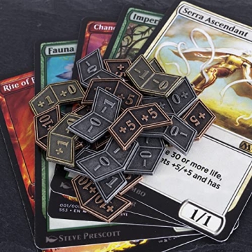 Antique Metal Buff Counter Tokens for Magic the Gathering