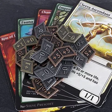 Antique Metal Buff Counter Tokens for Magic the Gathering