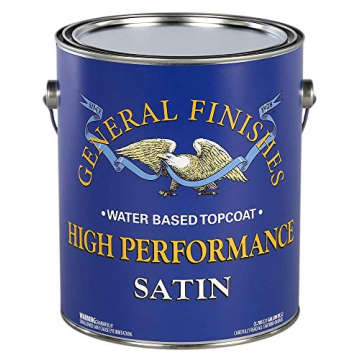 General Finishes High Performance Water Based Topcoat, 1 Gallon, Satin
