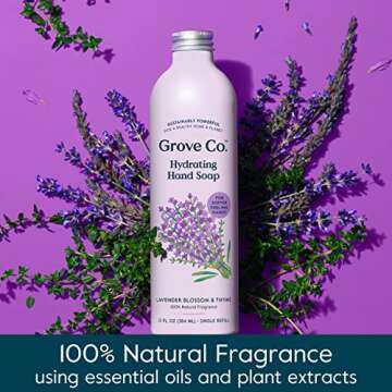 Grove Co. Hydrating Gel Hand Soap Refills - Natural Lavender & Thyme
