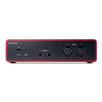 AudioDeluxe Focusrite Scarlett 2i2 (4th Gen) USB Audio Interface and Waves Musicians 2 Bundle