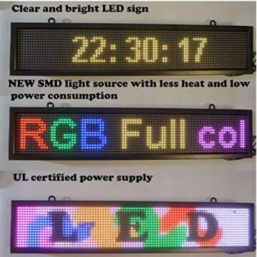 Dynamic LED Display with WiFi and USB Connectivity
