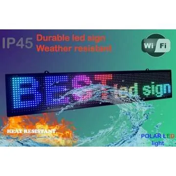 Dynamic LED Display with WiFi and USB Connectivity