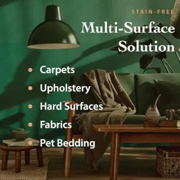 The Ecology Works- Plant-Based Dog & Cat Allergy Spray, Dander Remover & Dust Mite Waste Reducer for Relief from Allergies - Cleans Home, Bedding & Furniture Naturally, Fragrance-Free