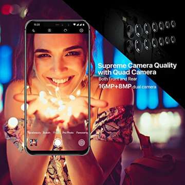 UMIDIGI Z2 6.2" FullView Display（19:9 Ratio）- 64GB ROM+6GB RAM Unlocked Cell Phone - Dual Sim 4G Volte Unlocked Smartphone -16MP+8MP Dual Camera - 3850mAh Battery -Android 8.1 Cellphone (Twilight)