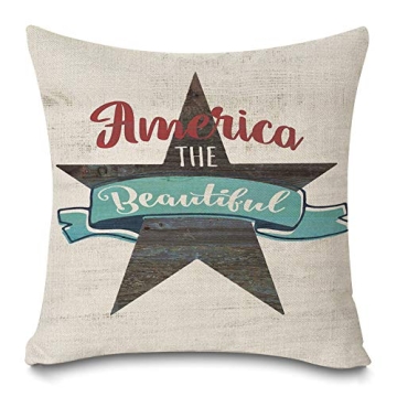 Stylish Vintage Patriotic Pillow Covers for Home Decor