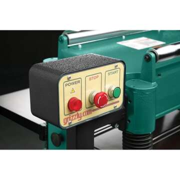 Grizzly Industrial G1033X - 20" 5 HP Helical Cutterhead Planer