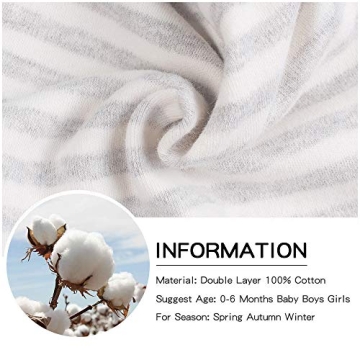 Organic Cotton Newborn Hats with Bear Ears for Infants