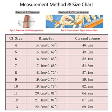 AmorArtSky Love Ring 18k Gold Silver Friendship Promise Band