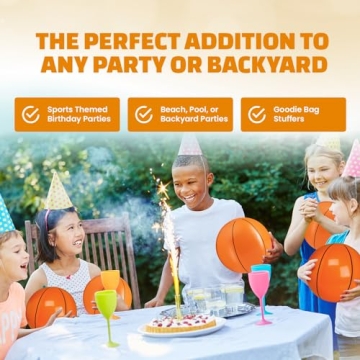 Inflatable Basketballs for Party Favors and Games