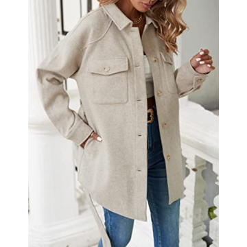 ZESICA Women's Elegant Belted Trench Coat with Pockets