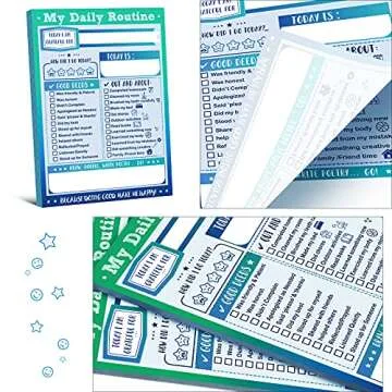 Daily Checklist Planner for Kids - 100 Page Notepad