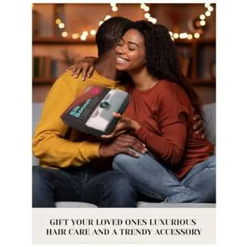 100% Mulberry Silk Bonnet for Sleeping Women with Curly Hair - Short Long Hair Bonnet for Sleeping - Alternative to Double Layer Satin Bonnet with Tie Band - Premium Hair Wrap for Sleep Black