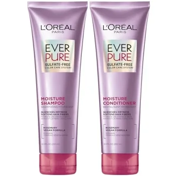L'Oreal Paris Moisture Shampoo and Conditioner Set for Color-Treated Hair
