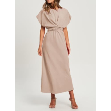 Happy Sailed Elegant Maxi Dress for Women Weddings and Parties