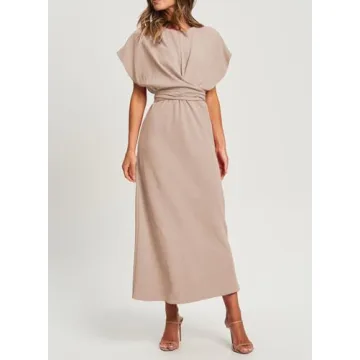 Happy Sailed Elegant Maxi Dress for Women Weddings and Parties