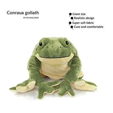 Ice King Bear Giant Plush Frog Soft Toy 22 Inches