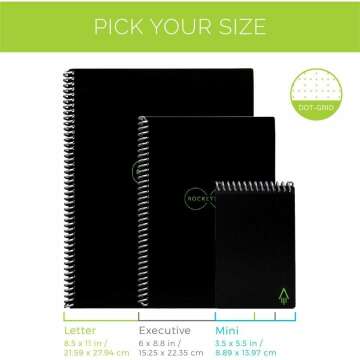 Rocketbook Smart Reusable Eco-Friendly Notebook