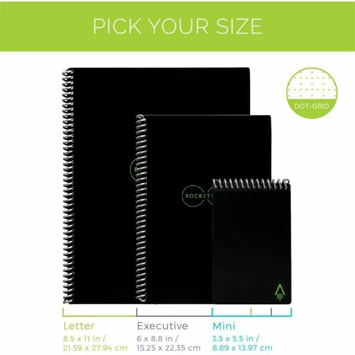 Rocketbook Smart Reusable Eco-Friendly Notebook