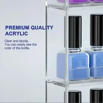 FEMELI Nail Polish Wall Rack for 120 Bottles