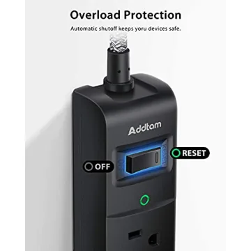 Surge Protector Power Strip 5 Outlets & USB Charging