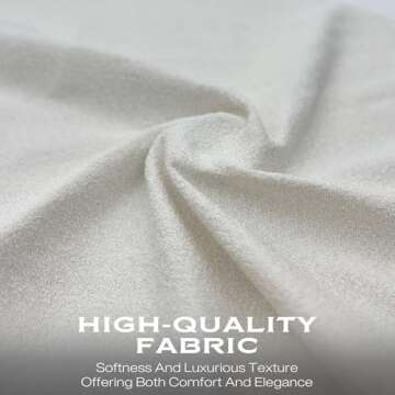 Oversized Modular Sectional Sofa,Cloud Couch Sectional Deep Seat Sofa Cushion Covers Removable,Oversized Sectional Couches for Living Room(6 Seater-Cream White Linen)