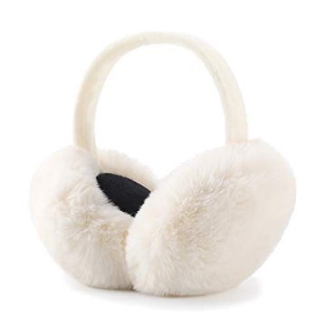 LCXSHYE Winter Ear muffs Faux Fur Warm Earmuffs Cute Foldable Outdoor Ear Warmers For Women Girls (W...