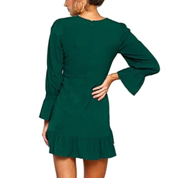 Flattering Long Sleeve Wrap Dress for Women