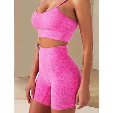 HANERDUN Yoga Set High Waist Leggings & Bra for Women