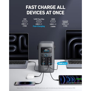 Anker SOLIX C200 60,000mAh Portable Power Station