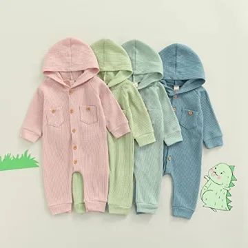 Ynibbim Soft Hooded Baby Romper For All Occasions