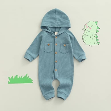 Ynibbim Soft Hooded Baby Romper For All Occasions