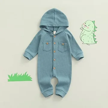 Ynibbim Soft Hooded Baby Romper For All Occasions