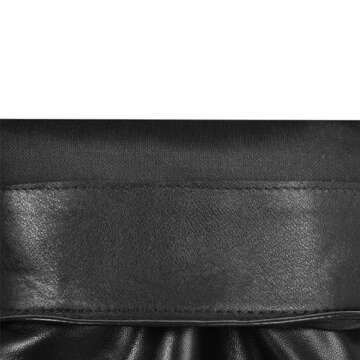 richealnini Metallic Knee High Boots Women Slouch Ruched Boots Platform Heel Stretch Pull On Foldover Mid Calf Boots Track Sole Block Chunky Heel Punk Motorcrycle Combat Riding Boots Black Size 6