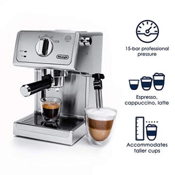 De'Longhi 15 Bar Espresso Machine for Perfect Home Brews