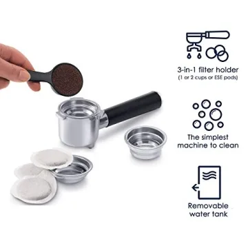 De'Longhi 15 Bar Espresso Machine for Perfect Home Brews