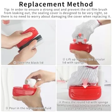 Oil Film Remover Brush Set for Universal Glass Cleaning