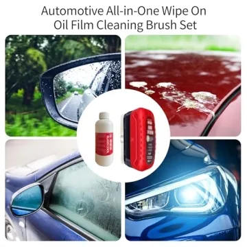 Oil Film Remover Brush Set for Universal Glass Cleaning