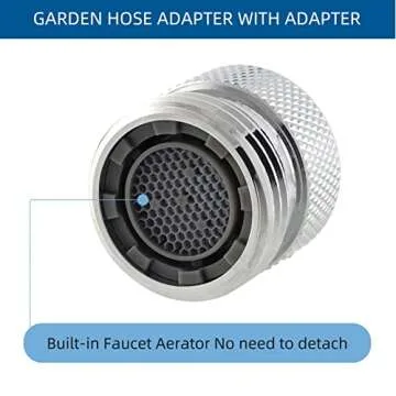 Hibbent Garden Hose Adapter Kit for Sink Faucets