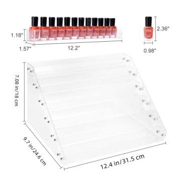 Buy BTremary Acrylic Nail Polish Organizer for Up to 96 Bottles