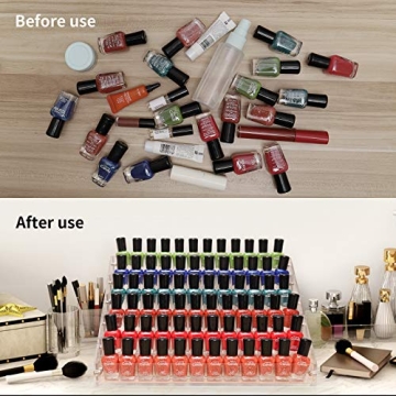Buy BTremary Acrylic Nail Polish Organizer for Up to 96 Bottles