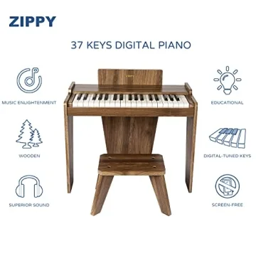 ZIPPY Kids Piano Keyboard for Aspiring Musicians 3 Years+