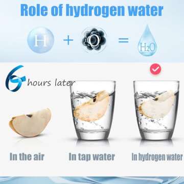 Hydrogen Water Bottle 2024 Portable Rechargeable Ionizer